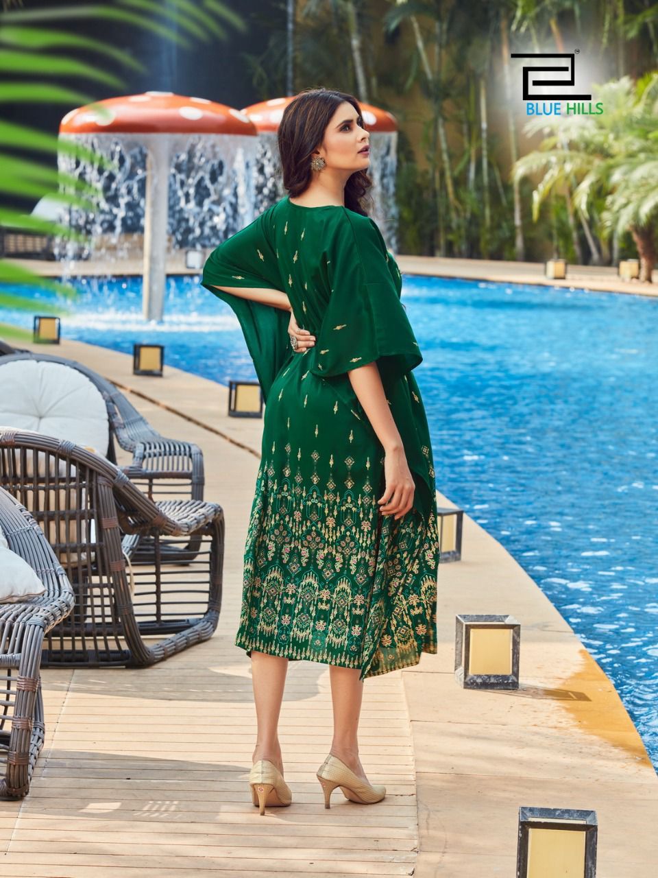 Blue Hills Stare 3 Designer Party Wear Fancy Kaftan Style Kurti Collection